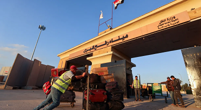 Terceiro grupo de brasileiros chega ao Egito ap&oacute;s deixar a Faixa de Gaza