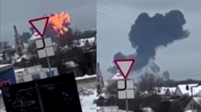 Avi&atilde;o militar com prisioneiros ucranianos cai na R&uacute;ssia, e 74 morrem
