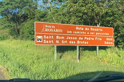 Para fomentar o turismo regional, Rota do Ros&aacute;rio ganha nova sinaliza&ccedil;&atilde;o