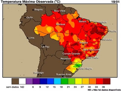 Com chuva, semana deve ter queda de mais de 5&deg;C na temperatur