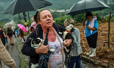 N&uacute;mero de desalojados dobra em 24 horas no Rio Grande do Sul