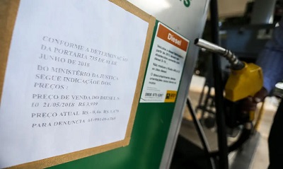&Oacute;leo diesel cai pela 4&ordf; vez em cinco semanas e acumula recuo de 4,5%