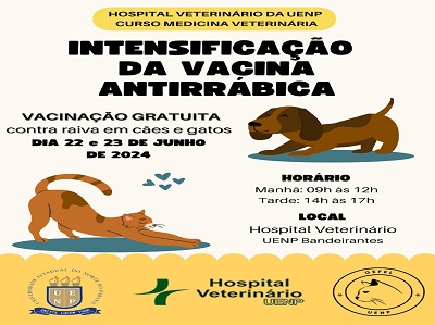 Aten&ccedil;&atilde;o popula&ccedil;&atilde;o vacina contra a raiva 