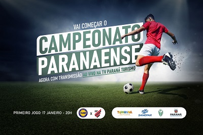 TV Paran&aacute; Turismo divulga primeiras transmiss&otilde;es do Campeonato Paranaense 2024