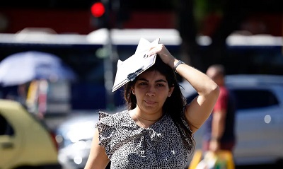 Rio chega a 44&ordm;C, maior temperatura registrada desde 2014 