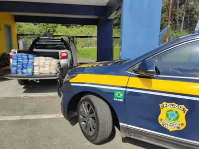 Carga de coca&iacute;na avaliada em R$ 11, 5 milh&otilde;es &eacute; apreendida em Balsa Nova, na Grande Curitiba
