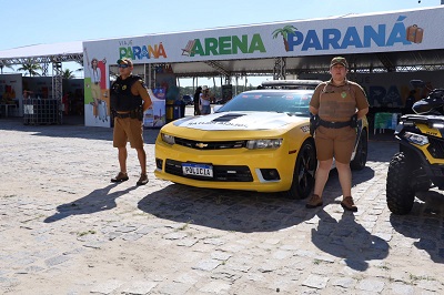 Refor&ccedil;o policial no Porto de Paranagu&aacute; garante recep&ccedil;&atilde;o segura aos turistas
