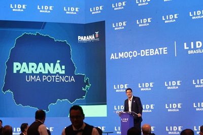 Em Bras&iacute;lia, Ratinho Junior apresenta potenciais do Paran&aacute; a l&iacute;deres empresariais
